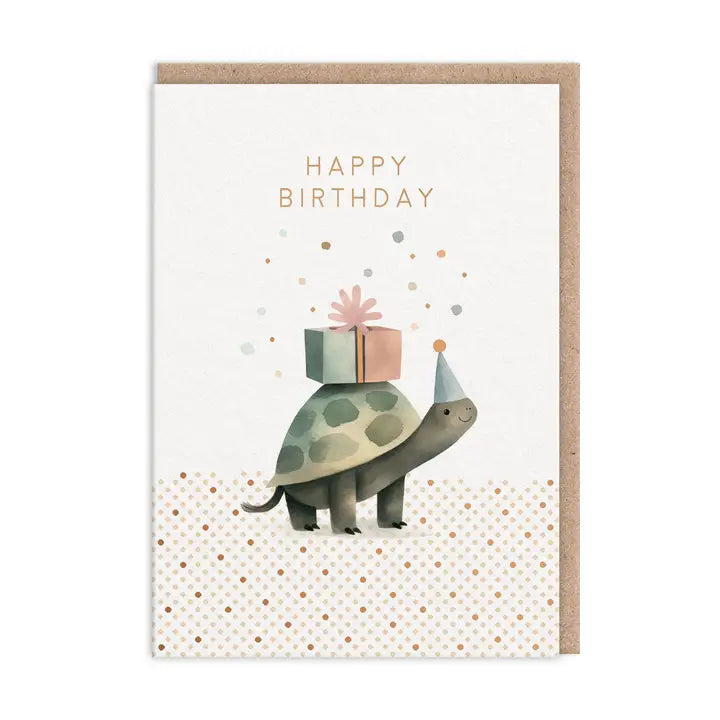 Tortoise Birthday Card