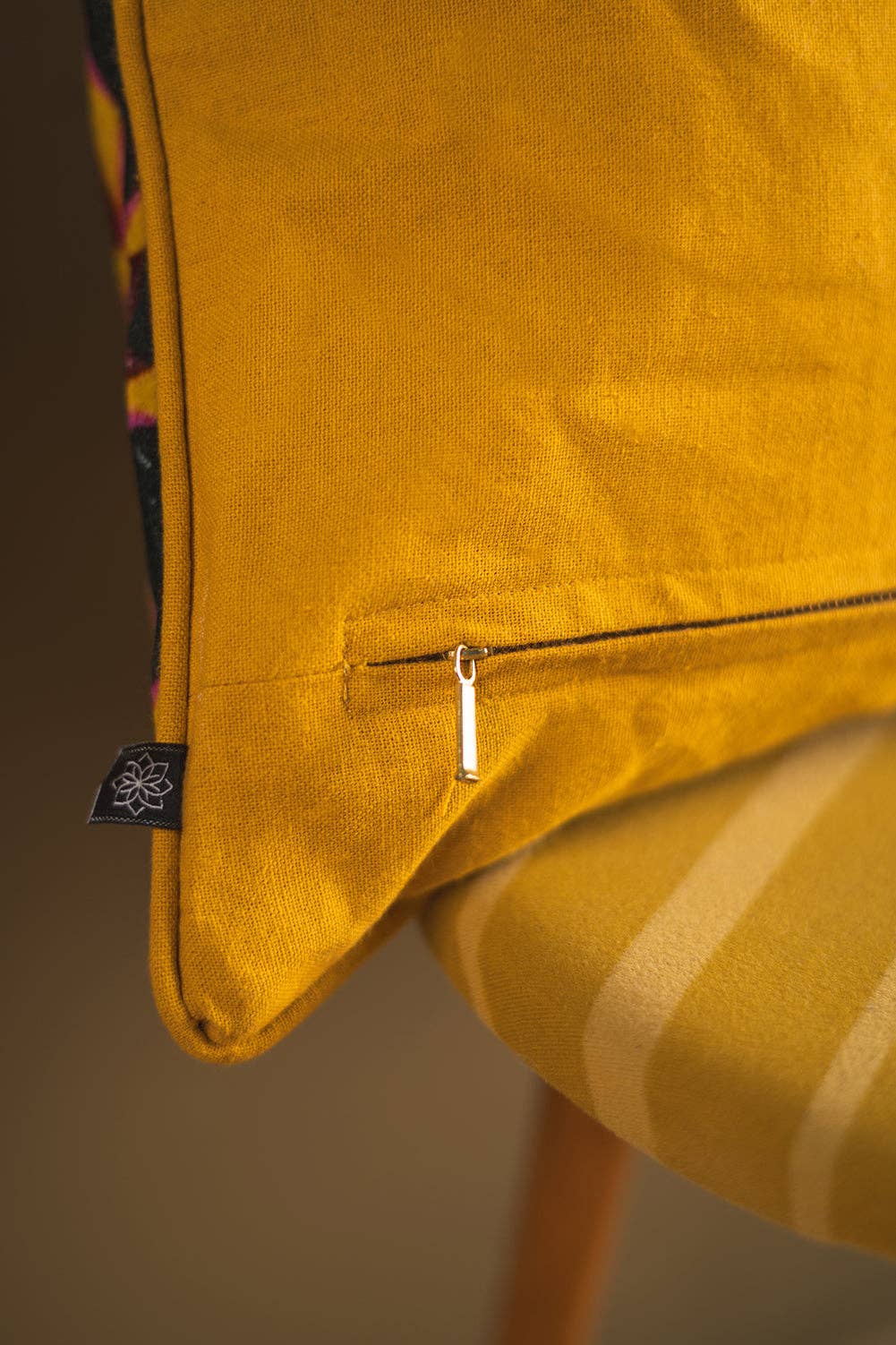 Jagger Geometric Velvet Cushion