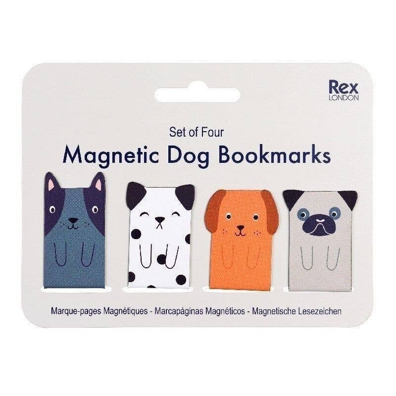 Magnetic Dog Bookmarks (Set of 4)h