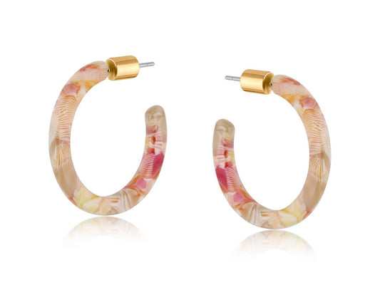 SYLVIA RESIN SKINNY EARRINGS