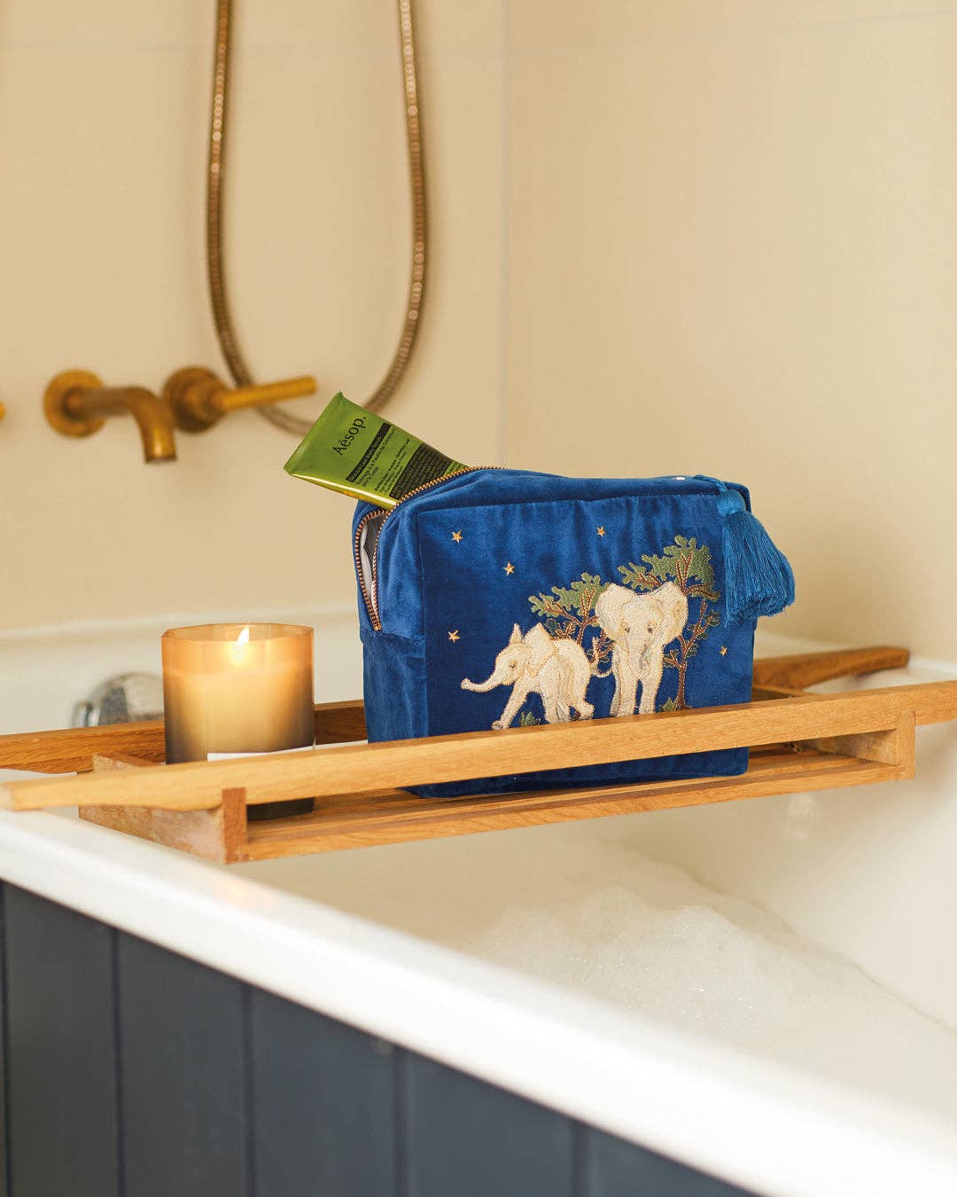 Baby Elephant Conservation Wash Bag