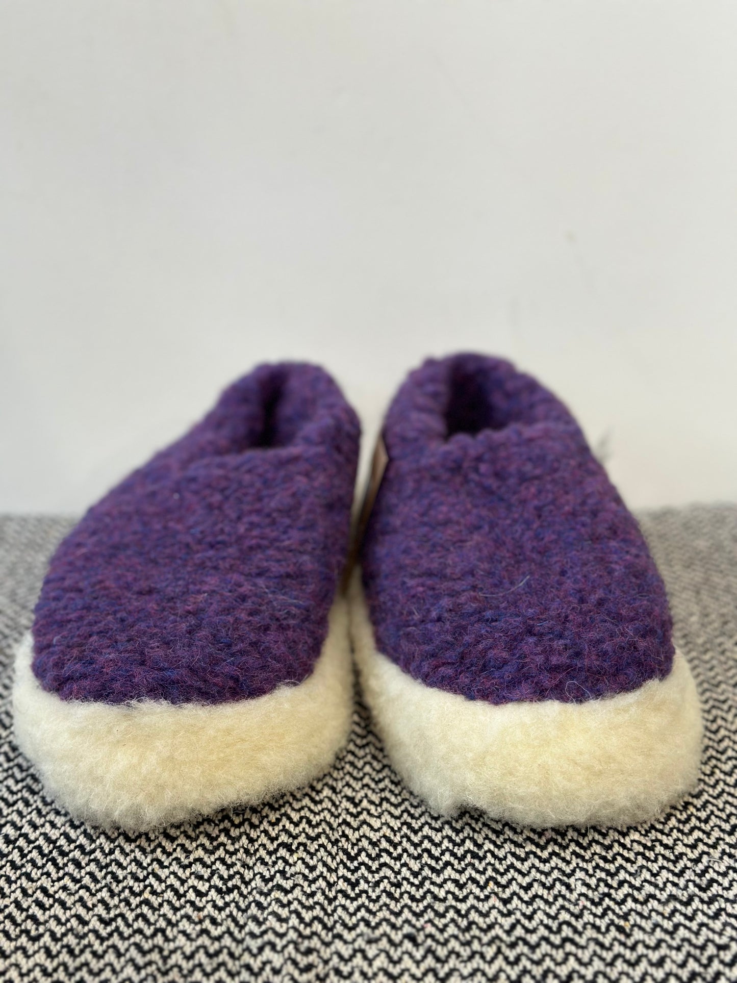 Yoko Wool Slippers - Purple