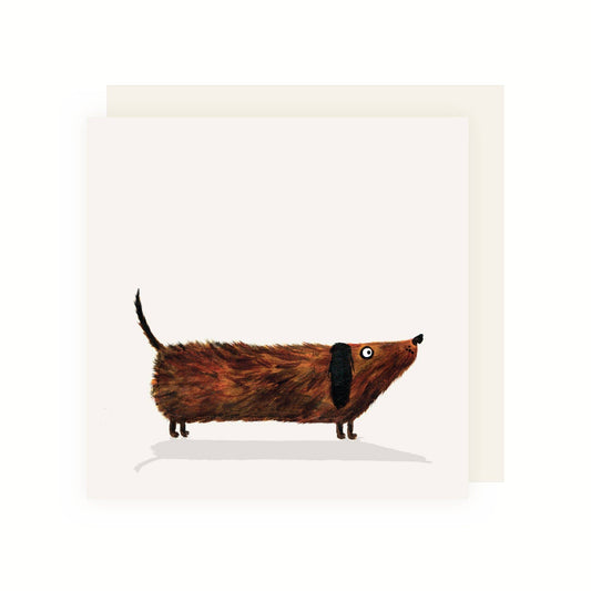 Happy Sausage Dog Dachshund Card