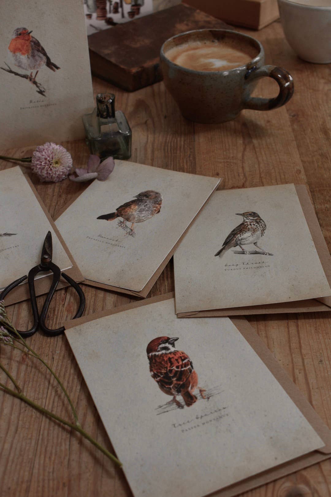 Brooke Marie Tree Sparrow Vintage Card