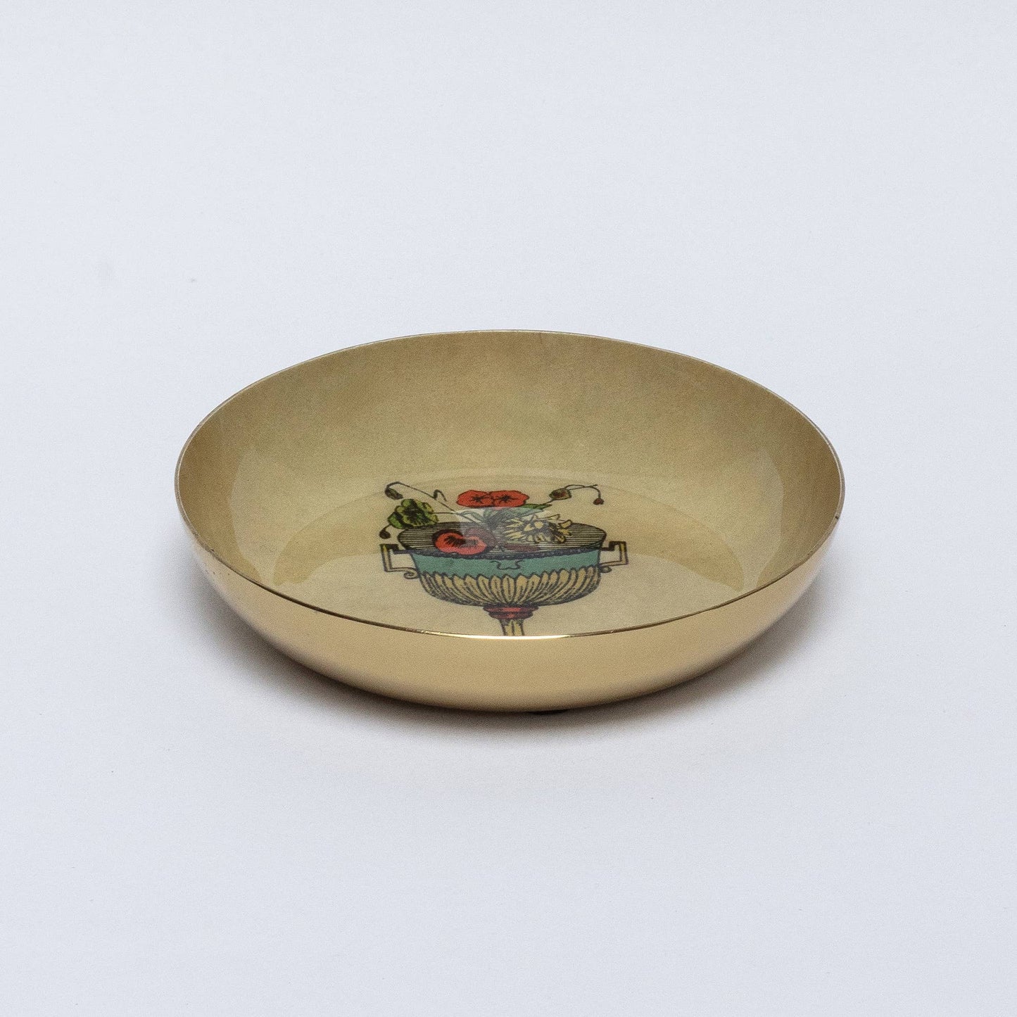 Round Enamel Tray - Tarot Cup