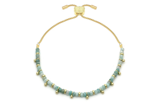 Harmony Amazonite Gold Bracelet