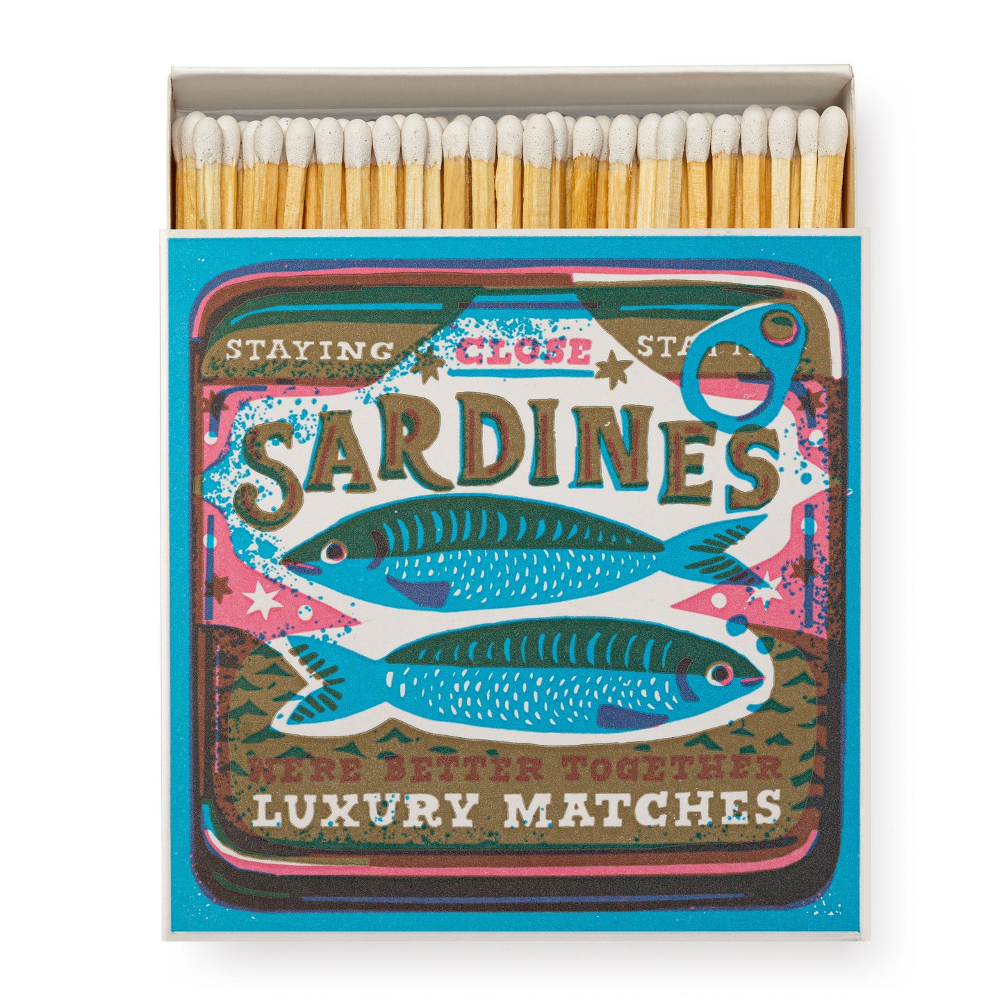 Archivist 'Better Together Sardines' Decorative Matches