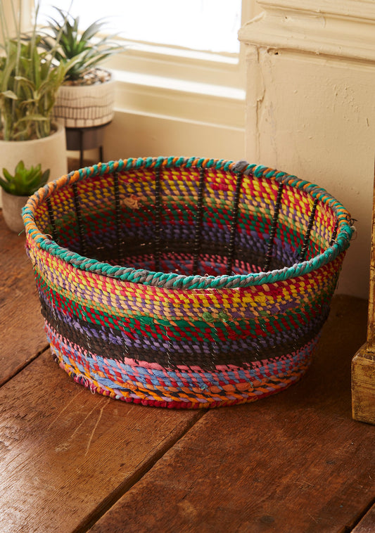 Recycled Woven Basket