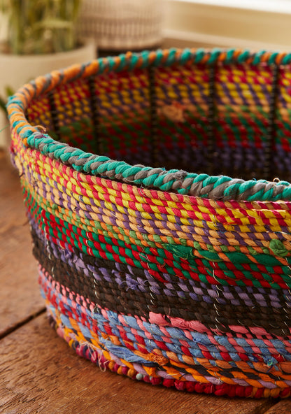 Recycled Woven Basket