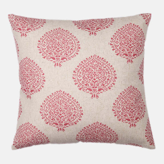 Thingora Hot Pink Linen Cushion