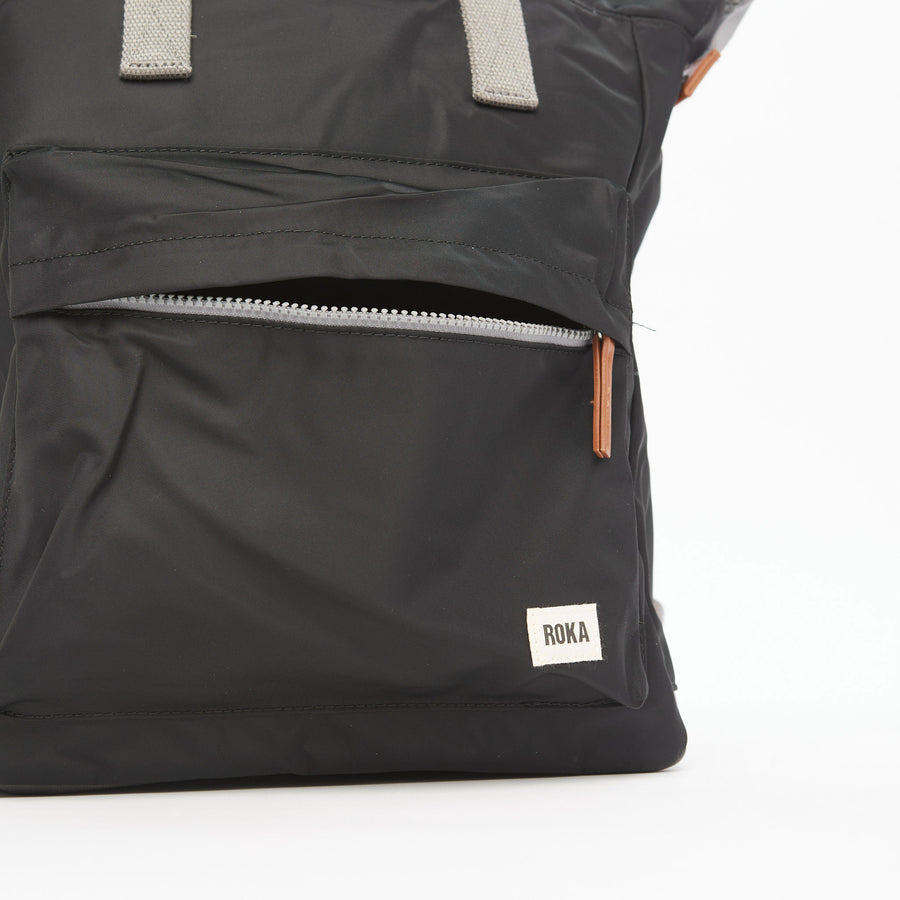 Roka Bantry B Black Rucksack- Medium