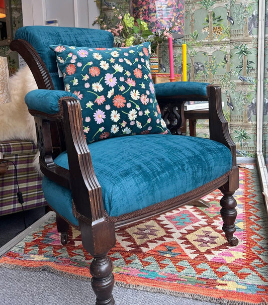 Antique Edwardian Salon Chair