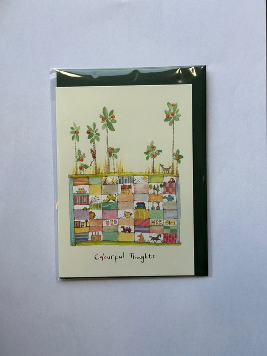 Colourful Thoughts Greeting Card