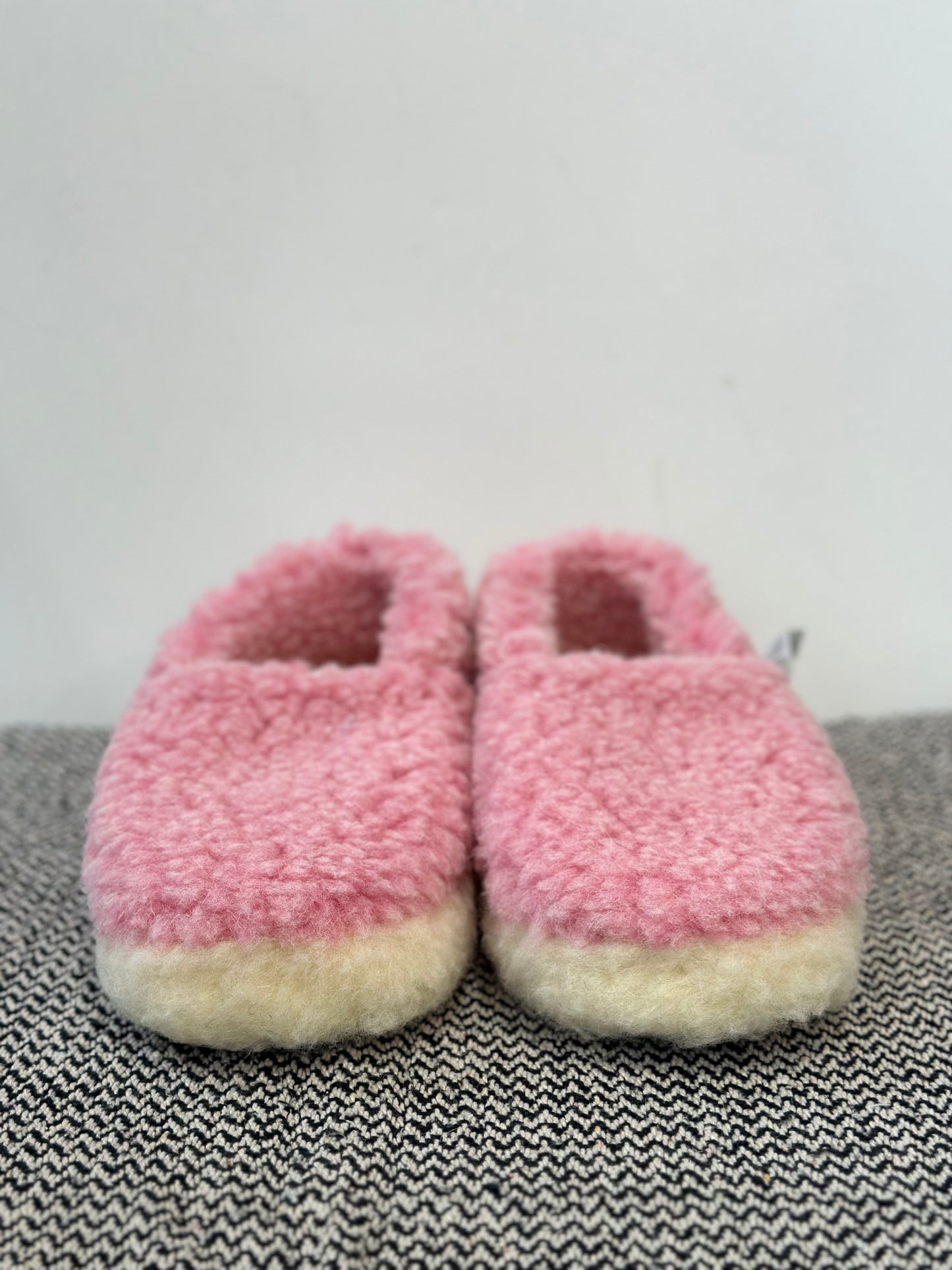 Yoko Wool Slippers - Pink