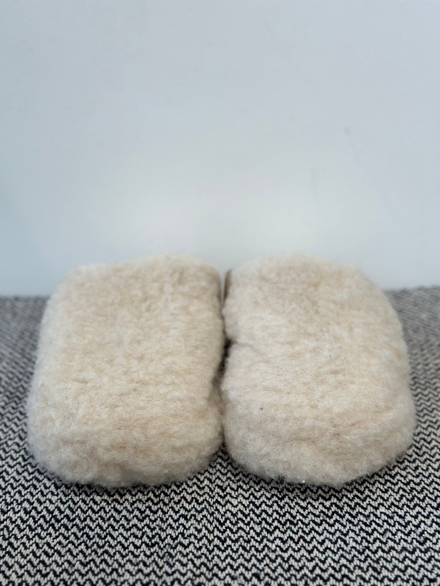 Yoko Wool Slip-On Slipper - Beige