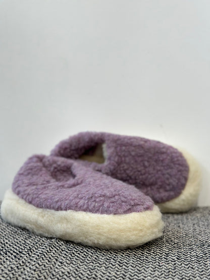 Yoko Wool Slippers - Lilac