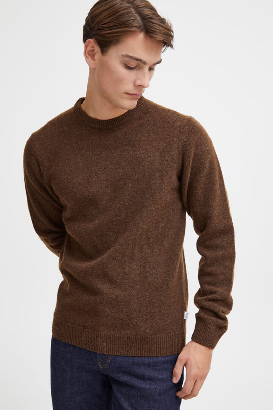 Casual Friday Crew Bounty Knit - Brown