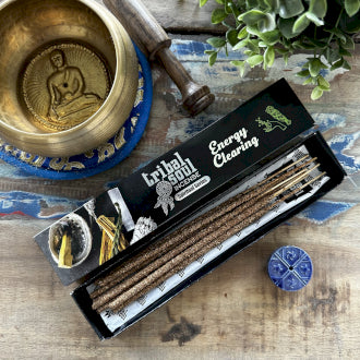 Spiritual Incense Sticks & Ceramic Holder - Energy Clearing