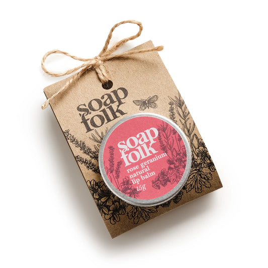 SoapFolk - Rose Geranium Lip Balm