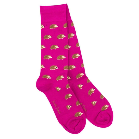 Swole Panda -Hedgehog Bamboo Socks
