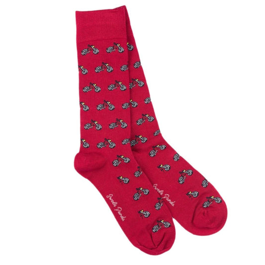 Swole Panda -Motor Bike Bamboo Socks