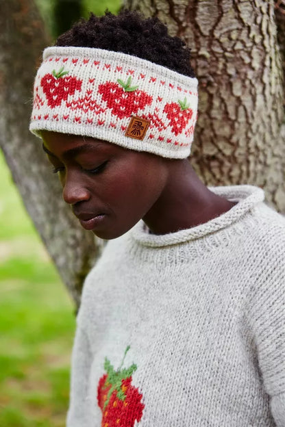 Pachamama Wool Strawberry Headband