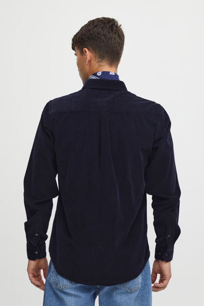 Casual Friday Corduroy Shirt - Navy