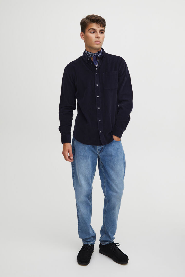 Casual Friday Corduroy Shirt - Navy