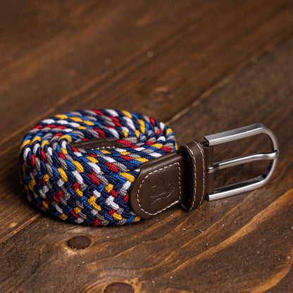 Swole Panda - Rainbow ZigZag Woven Belt