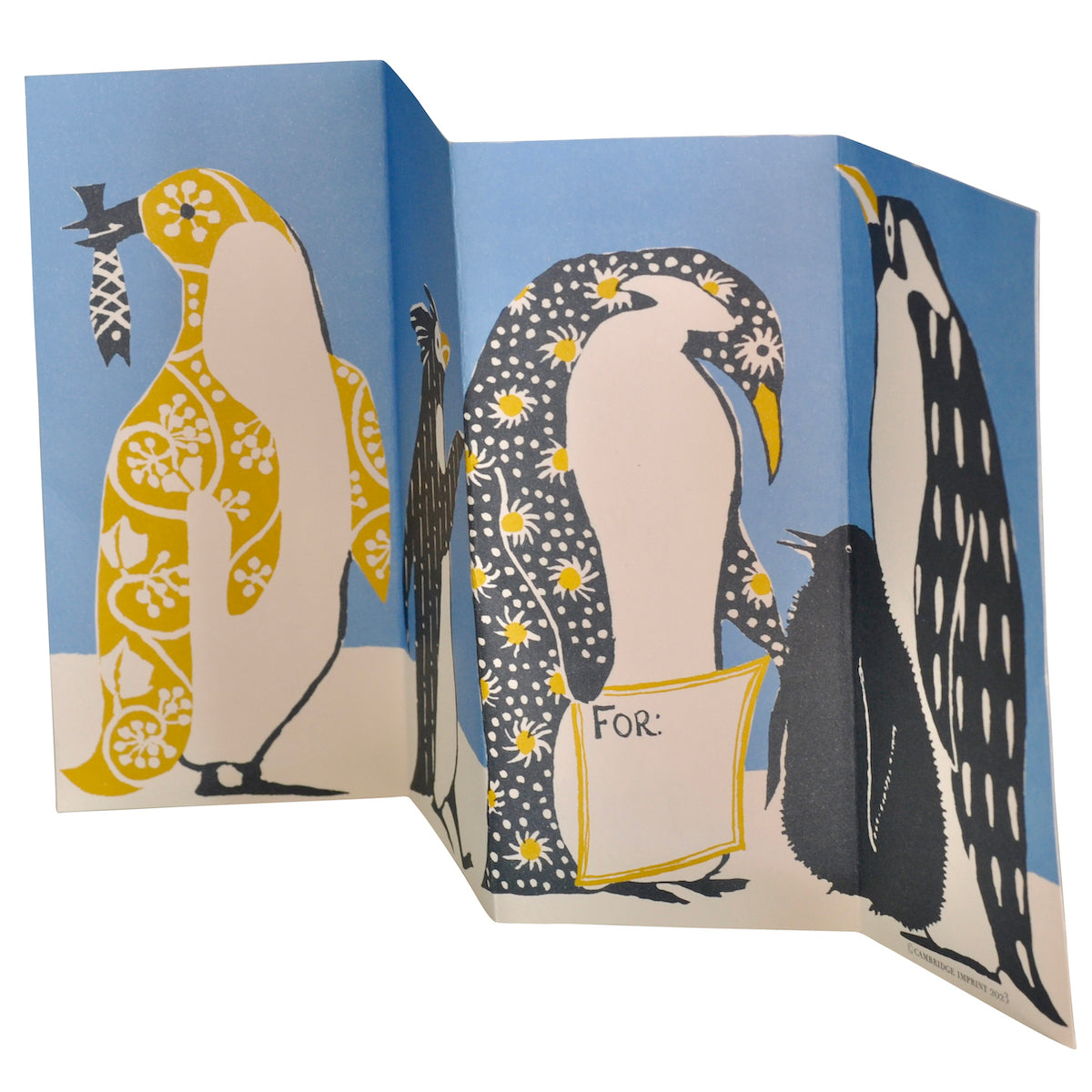 Cambridge Imprint - Penguins In Kimonos Card