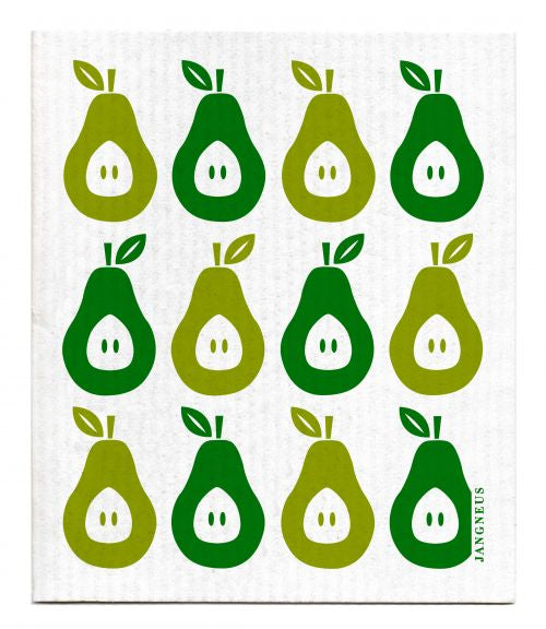 Green Pears Dishcloth
