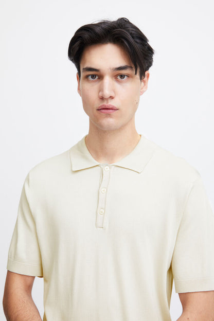 Casual Friday Karl Knit Polo - Stone
