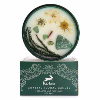 Crystal Magic Flower Candle - The Magician - you are magical