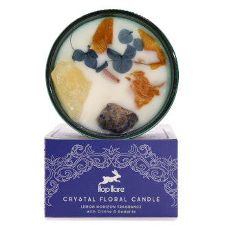 Crystal Magic Flower Candle - The Sun - you are bright