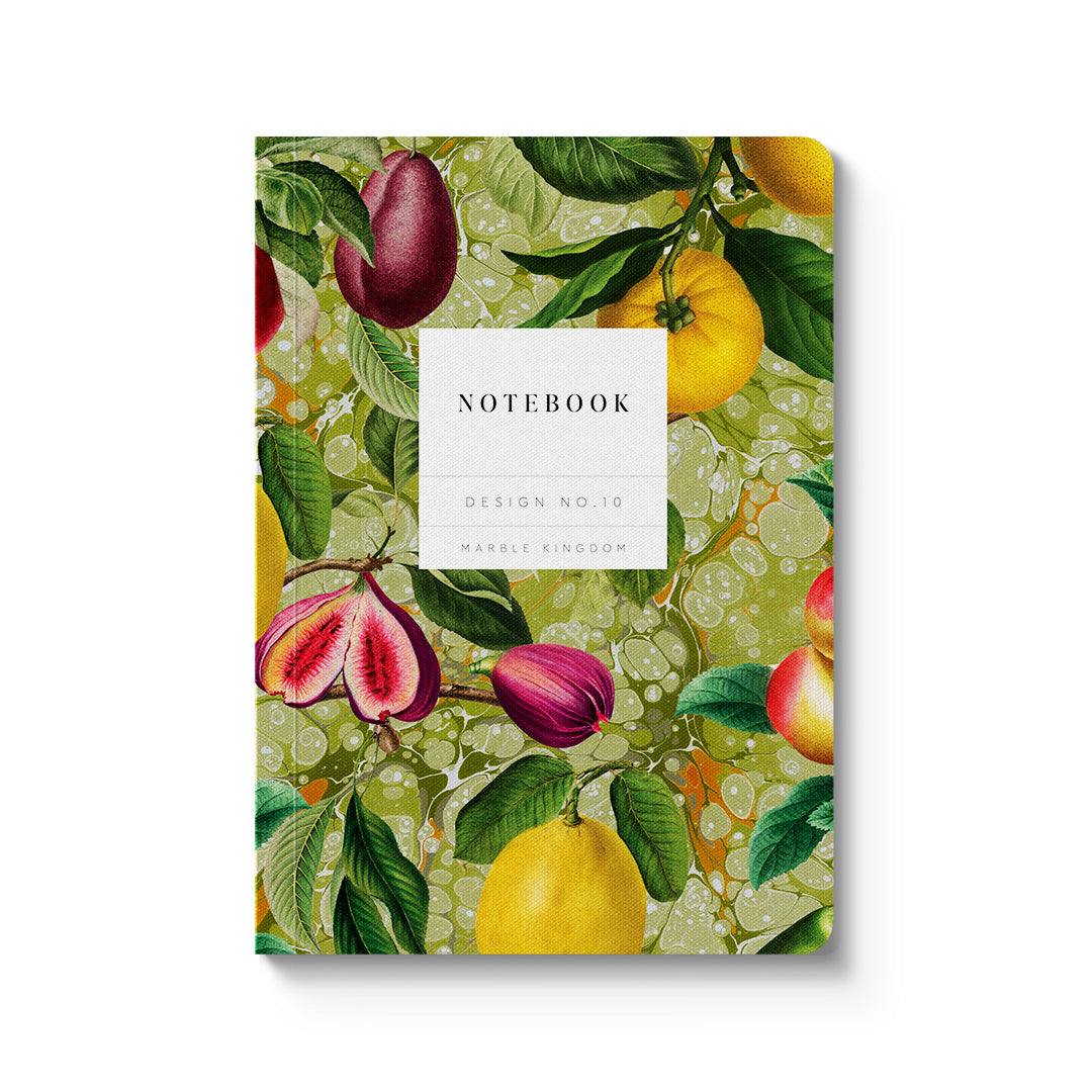 Marble Fruit Paperback Notebook (A6)