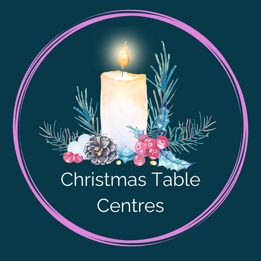 Tuesday 26th November - Christmas Table Centre with Pillar Candle