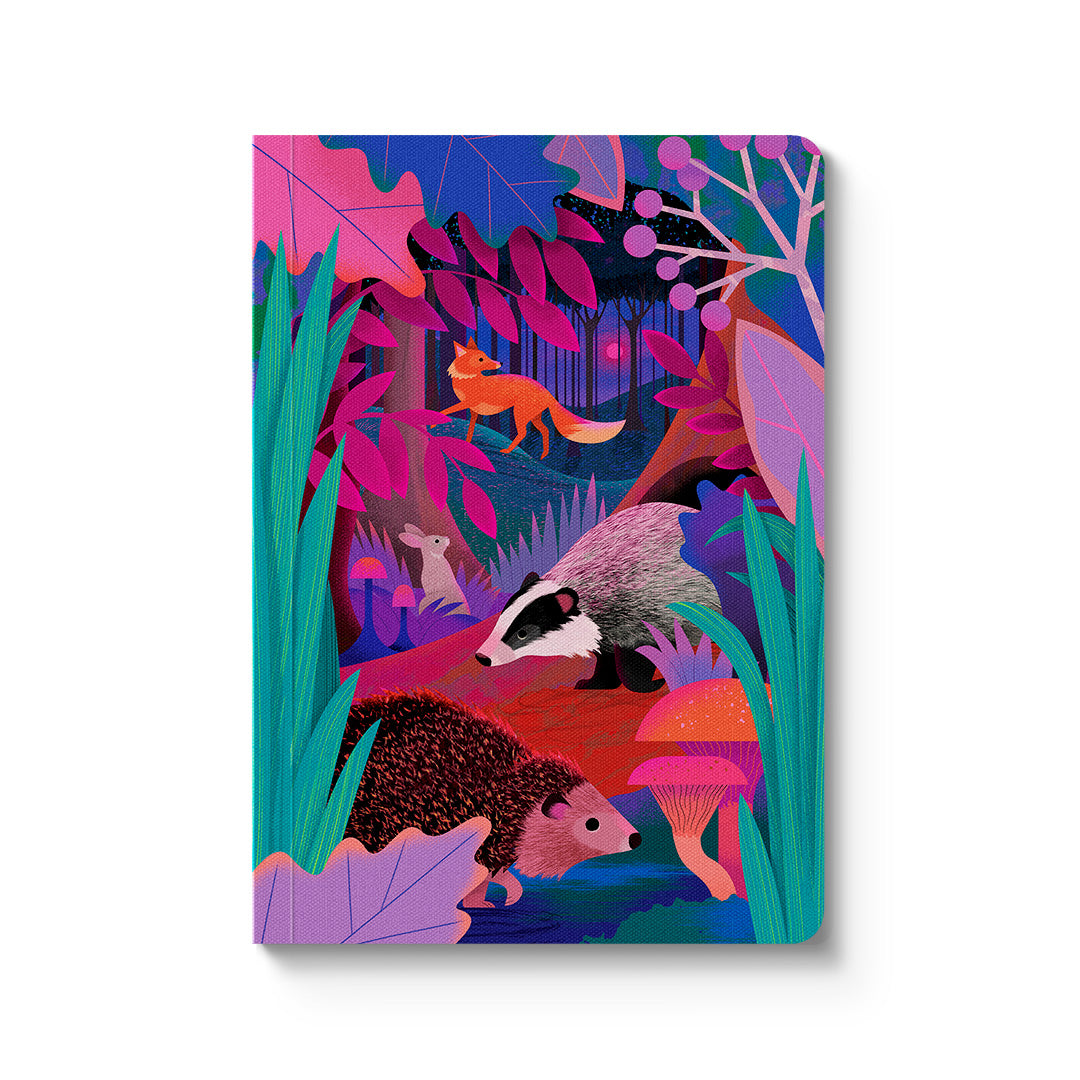 British Woodland Premium Paperback Notebook (A6)
