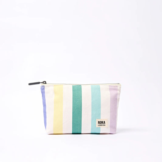 Roka Maida Vale Pouch - Pastel Stripe