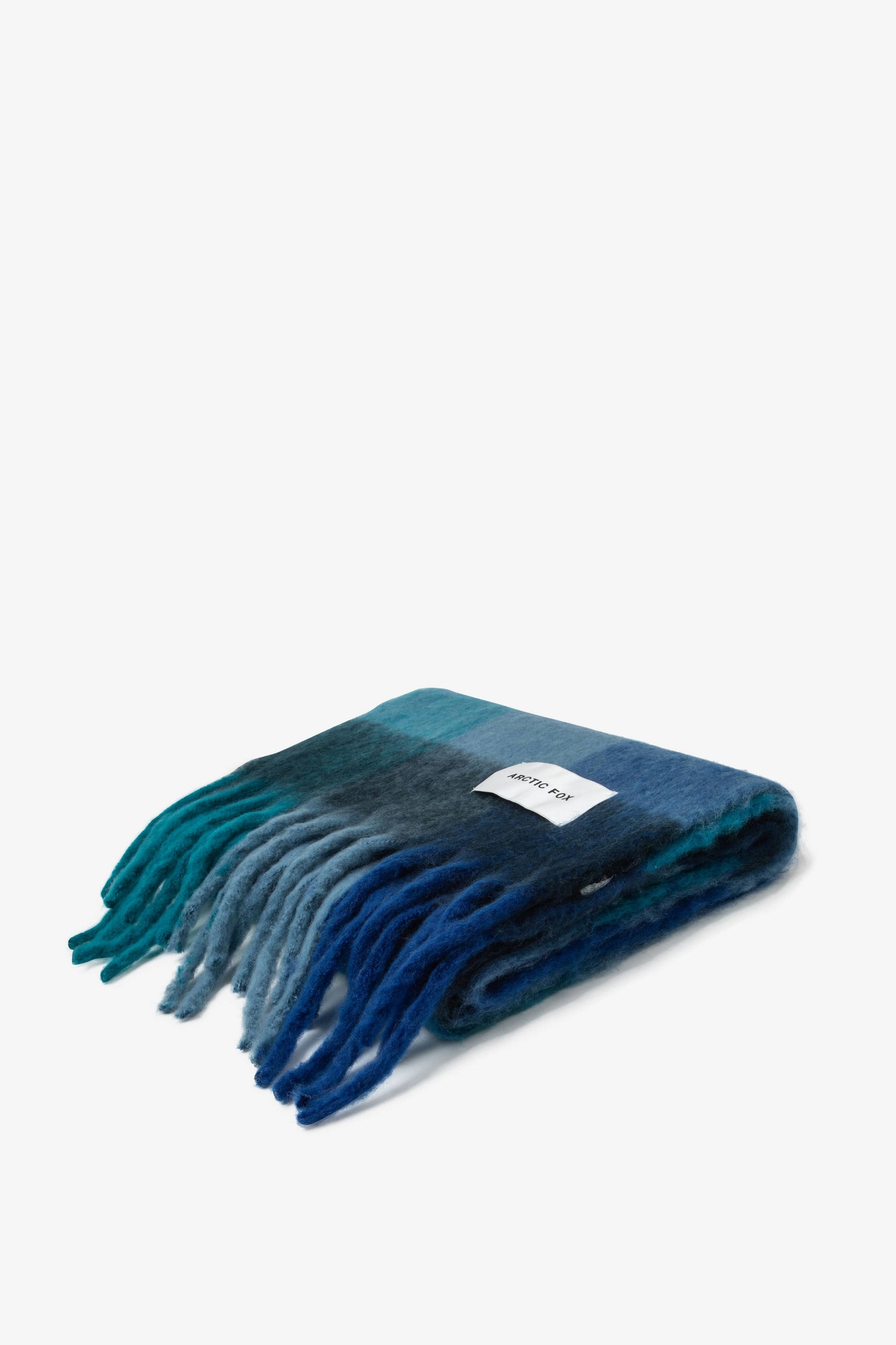 The Reykjavik Scarf - 100% Recycled - Blue Check