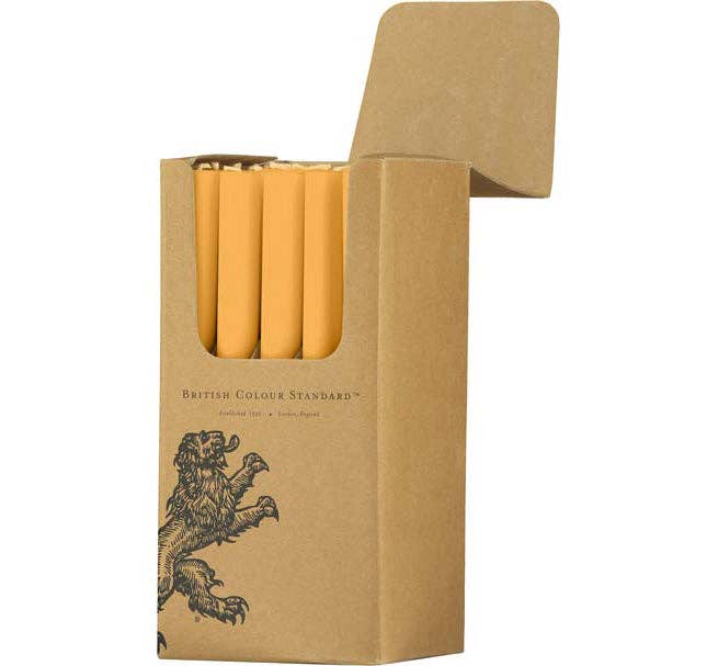 Saffron Yellow Eco Dinner Candles