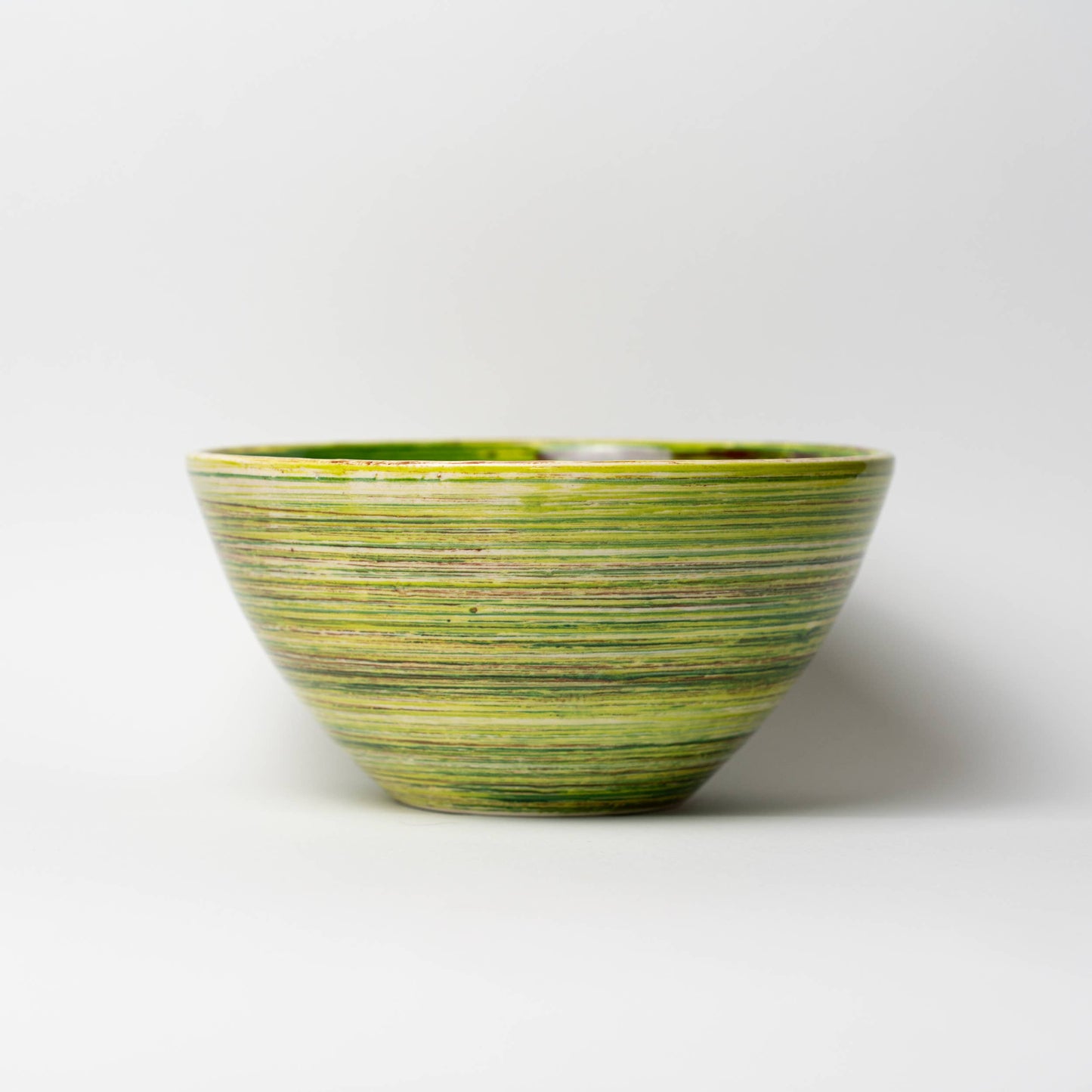 Large Green modern salad bowl