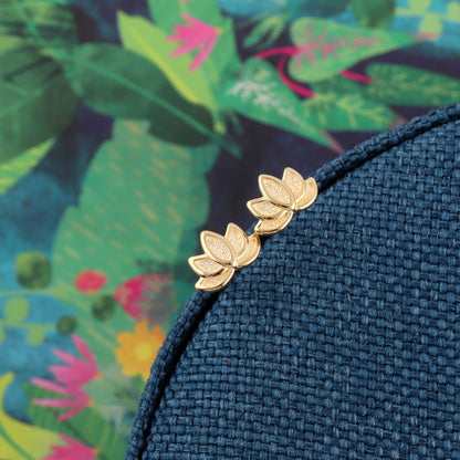 TRANQUILITY Lotus flower earrings