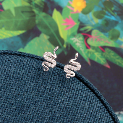 THE CHARMER Snake earrings