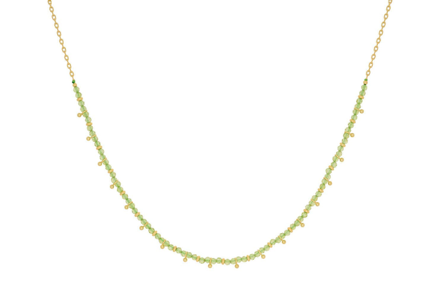 Salus Gold Peridot Necklace