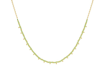 Salus Gold Peridot Necklace