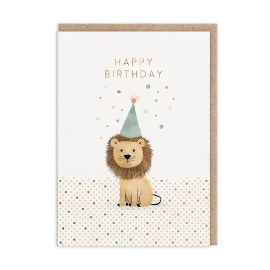 Lion Birthday Card