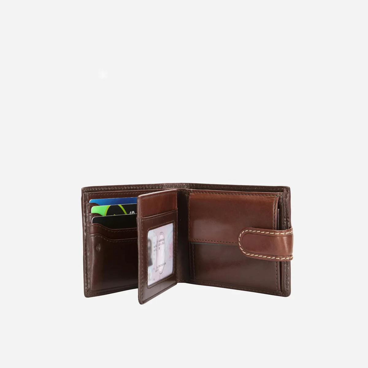 Bifold Wallet With Coin And ID Window by Jekyll & Hide