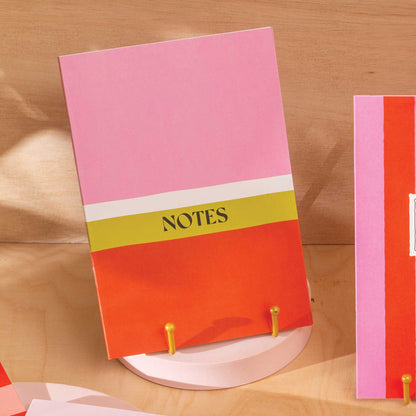 A5 Lined Notebook | Cherry Colour Block