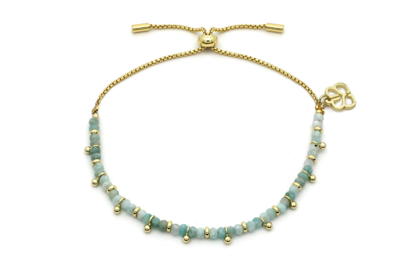 Harmony Amazonite Gold Bracelet