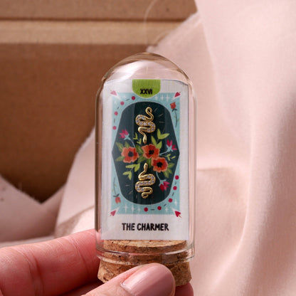 THE CHARMER Snake earrings